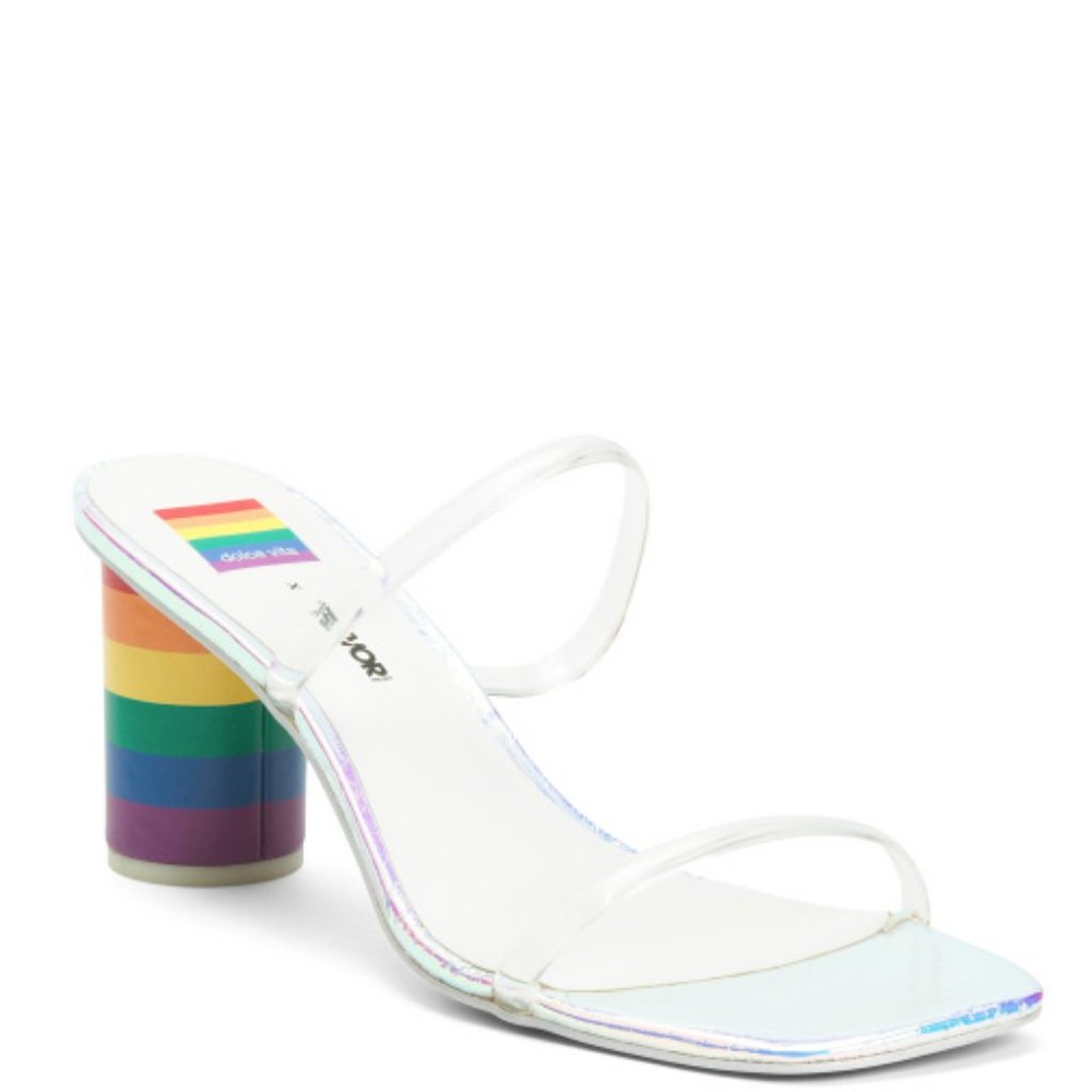 Dolce Vita Rainbow Noles Heels - Picture 3 of 15